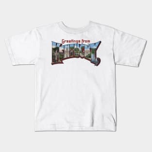 Greetings from Kentucky Kids T-Shirt